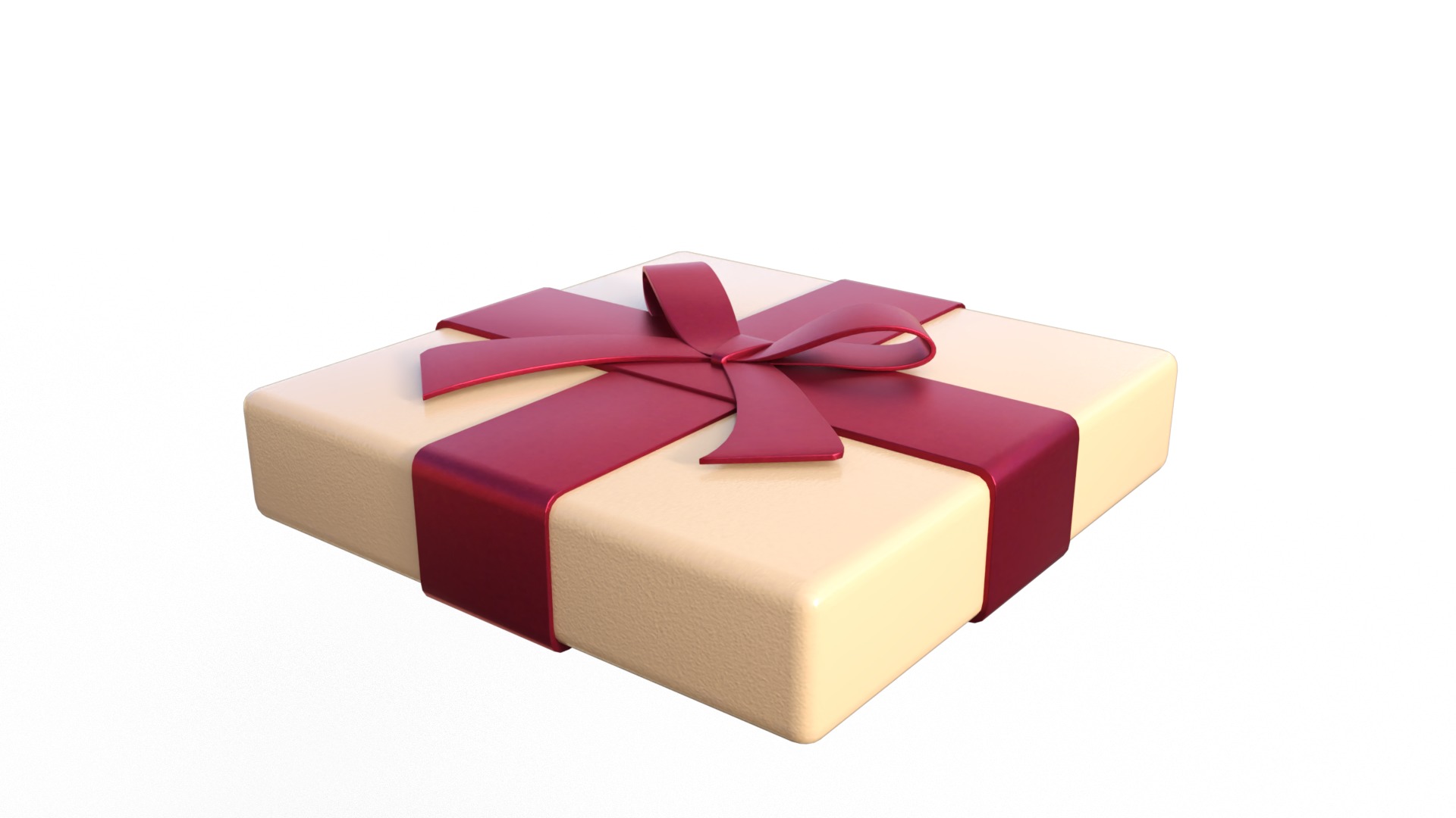 Christmas Gift Pack Low-poly 3D model_5