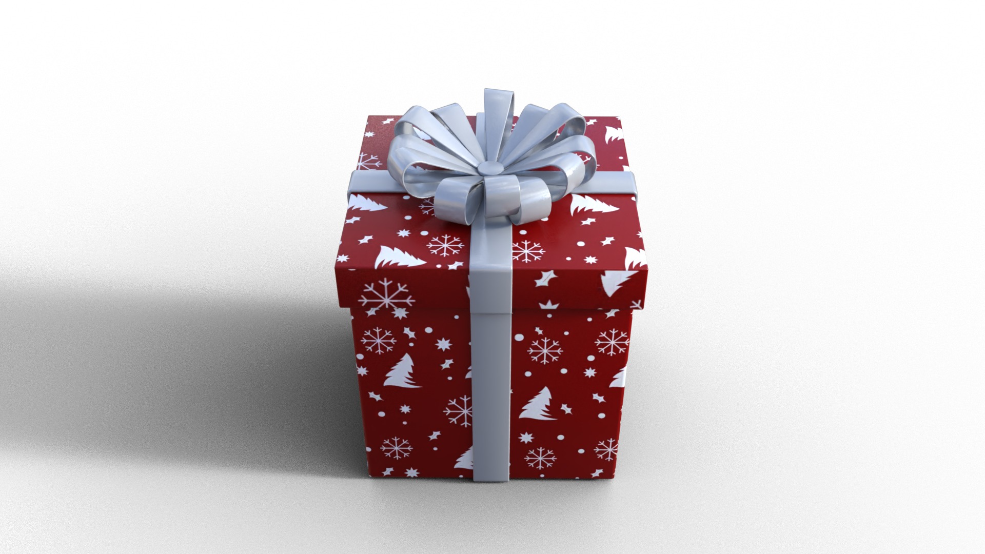 Christmas Gift Pack Low-poly 3D model_11