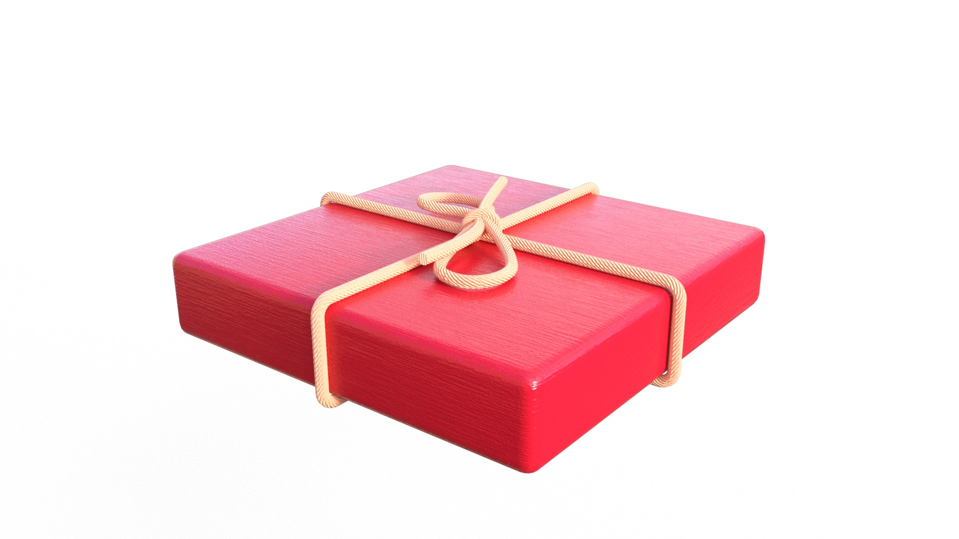 Christmas Gift Pack Low-poly 3D model_6