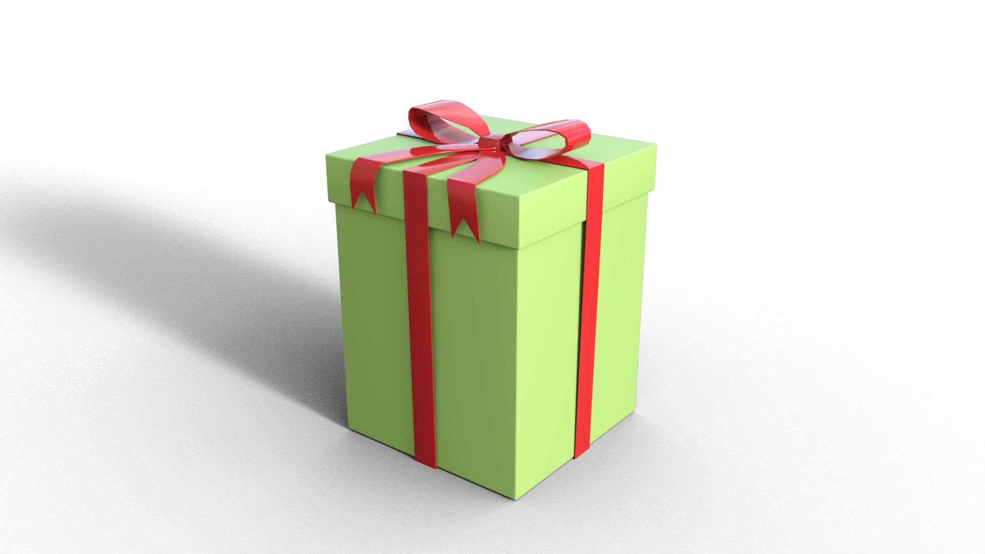 Christmas Gift Pack Low-poly 3D model_10