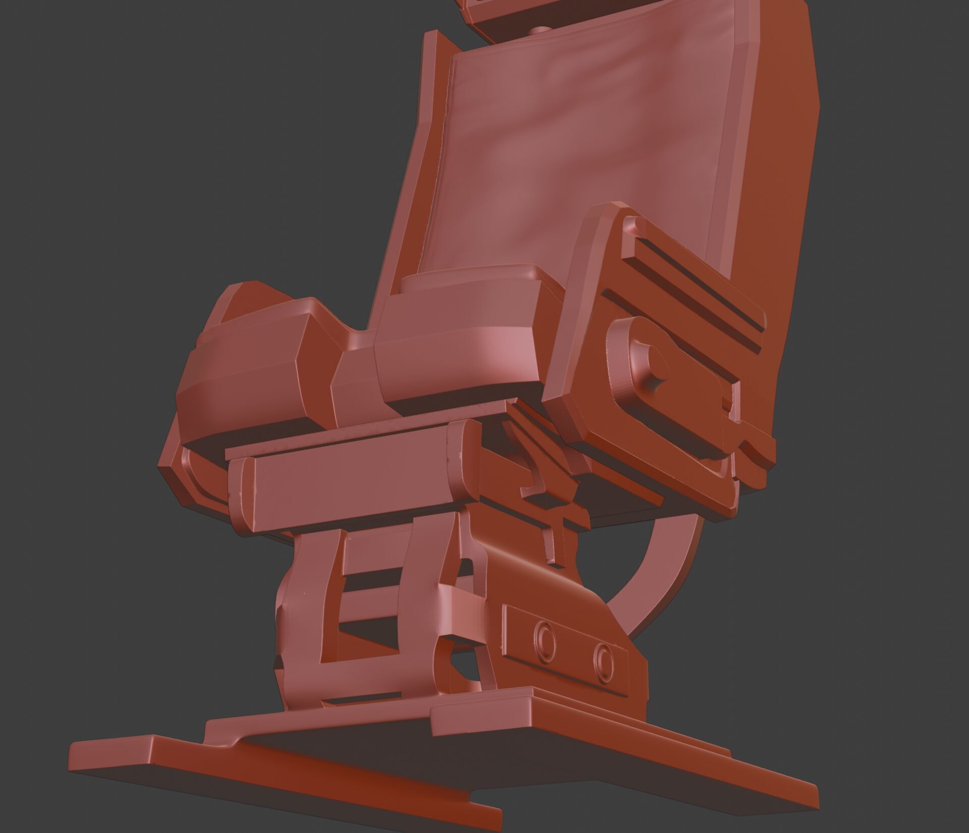 Fighter Jet Pilot Seat 3D print model_9