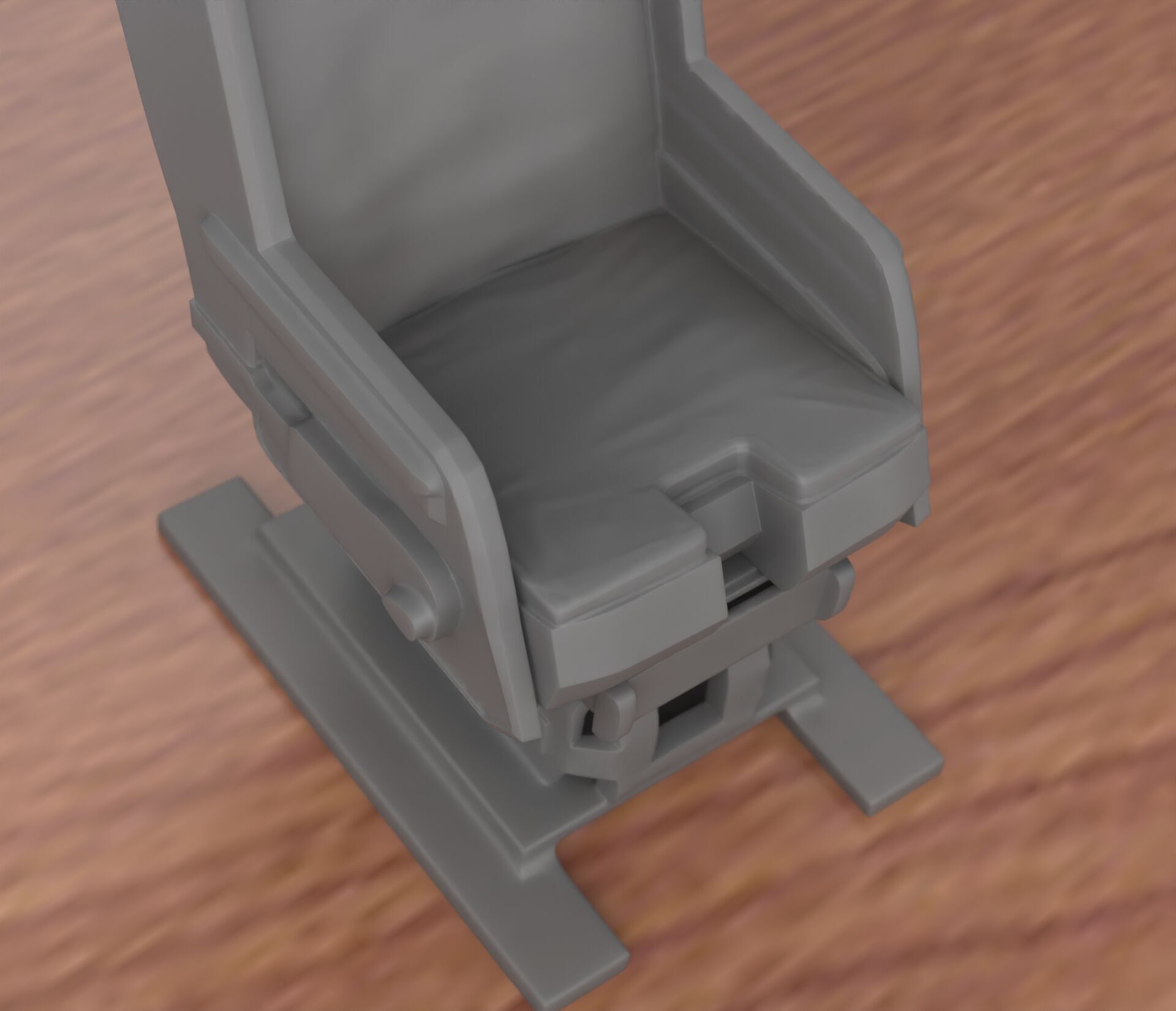 Fighter Jet Pilot Seat 3D print model_5