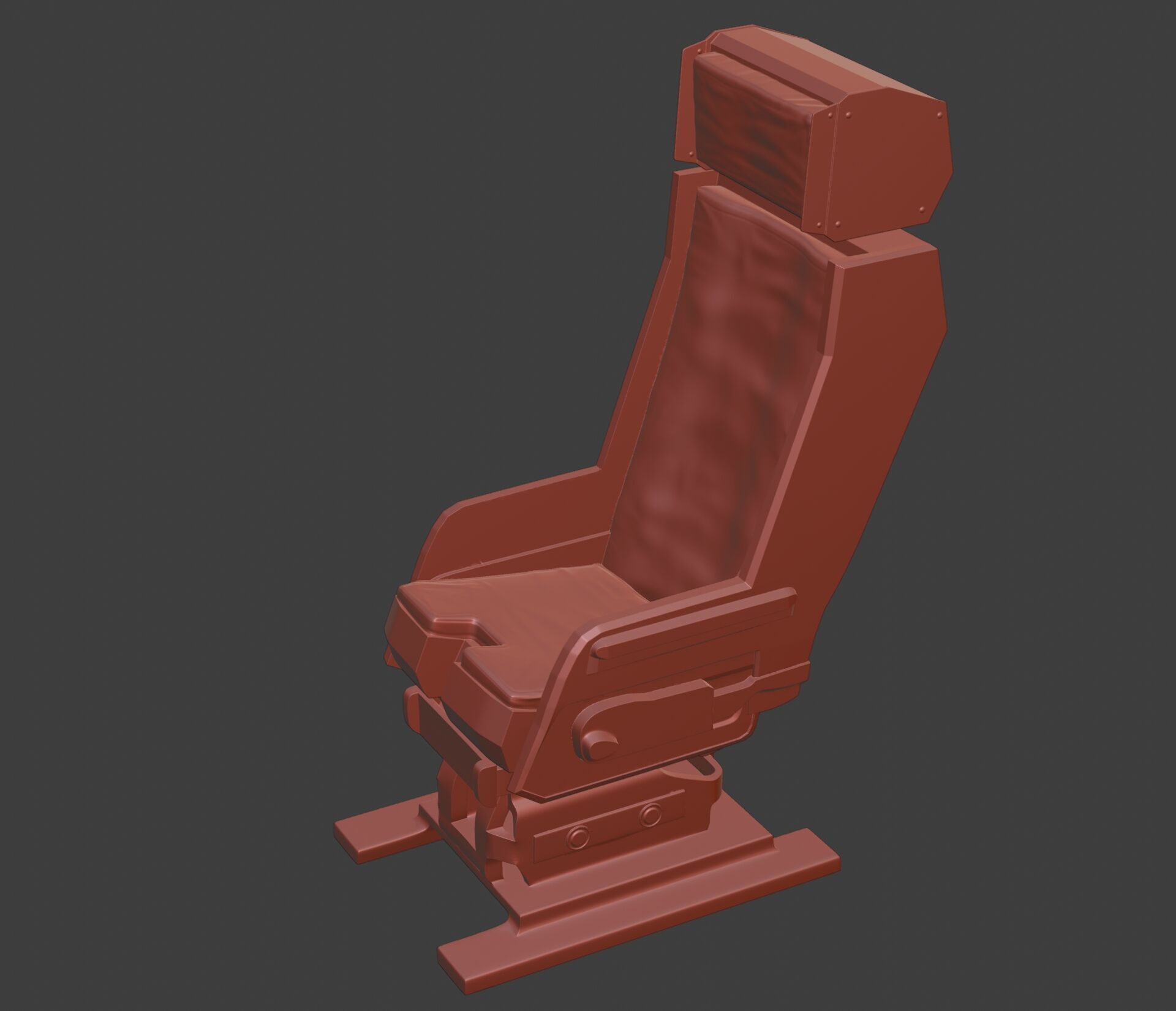 Fighter Jet Pilot Seat 3D print model_8