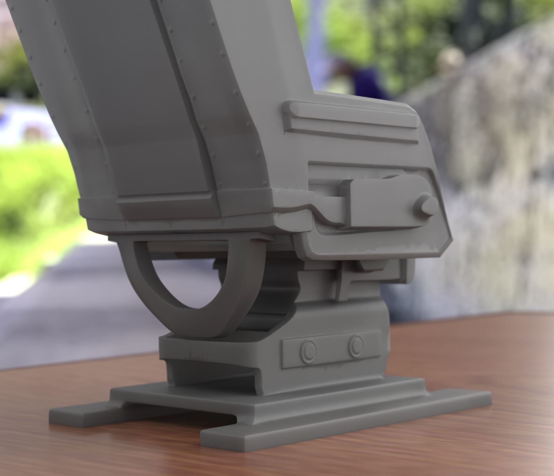 Fighter Jet Pilot Seat 3D print model_4