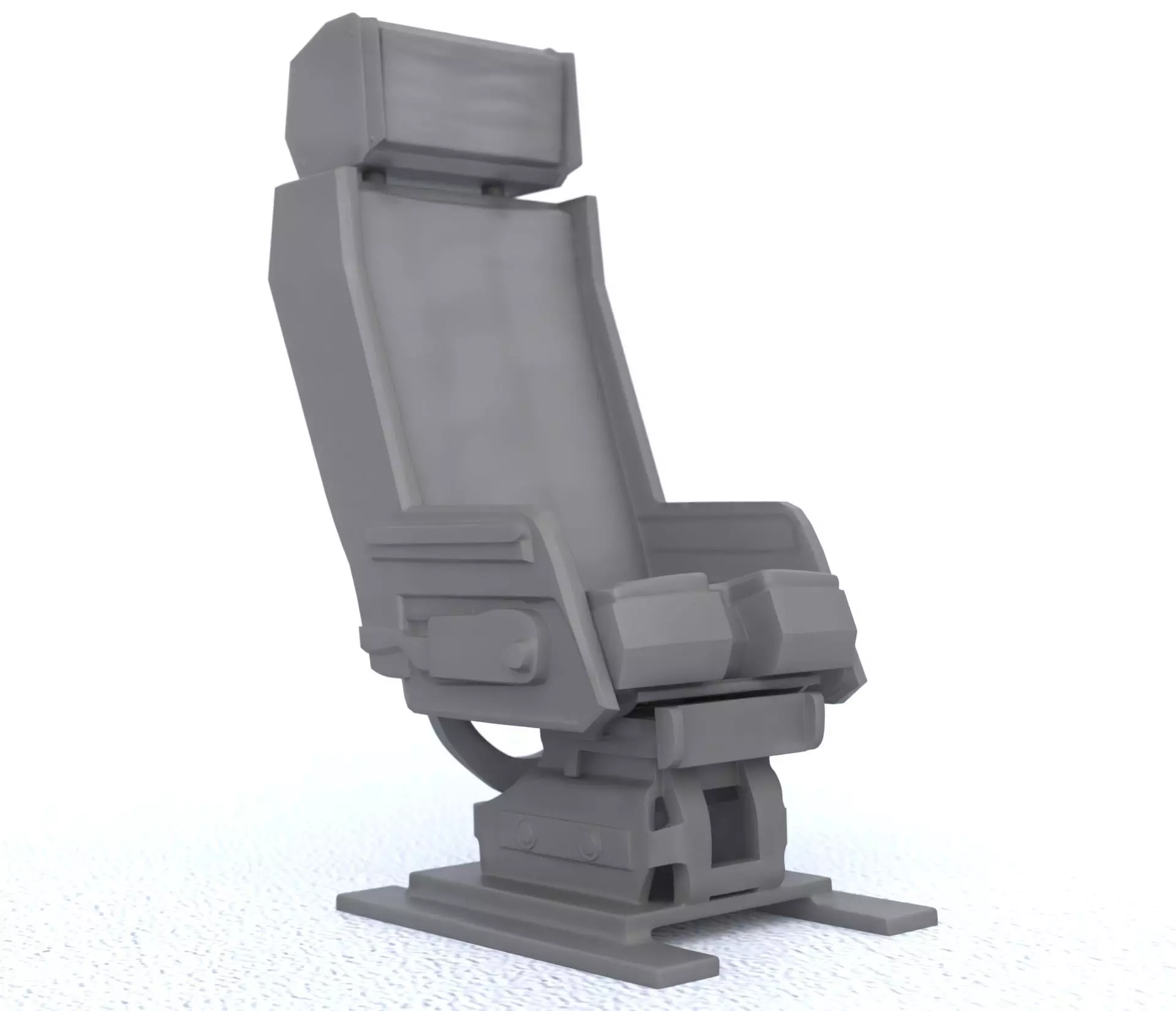 Fighter Jet Pilot Seat 3D print model_0
