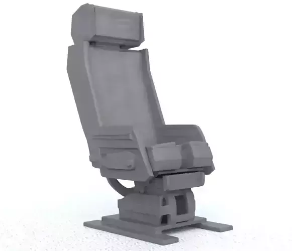 Fighter Jet Pilot Seat 3D print model