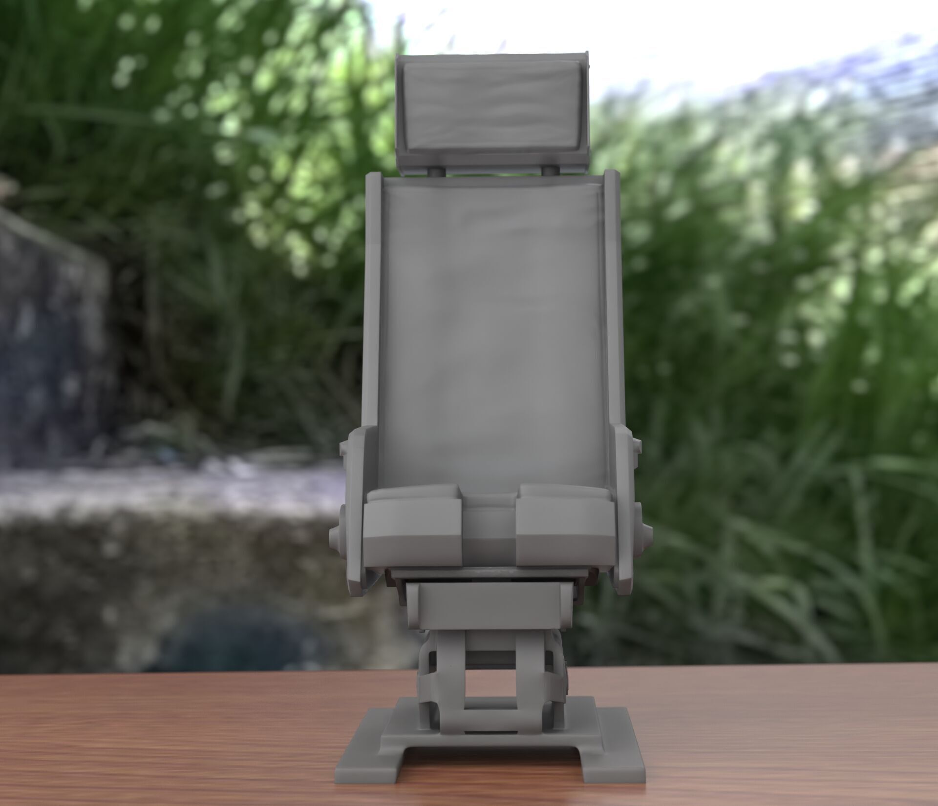 Fighter Jet Pilot Seat 3D print model_6