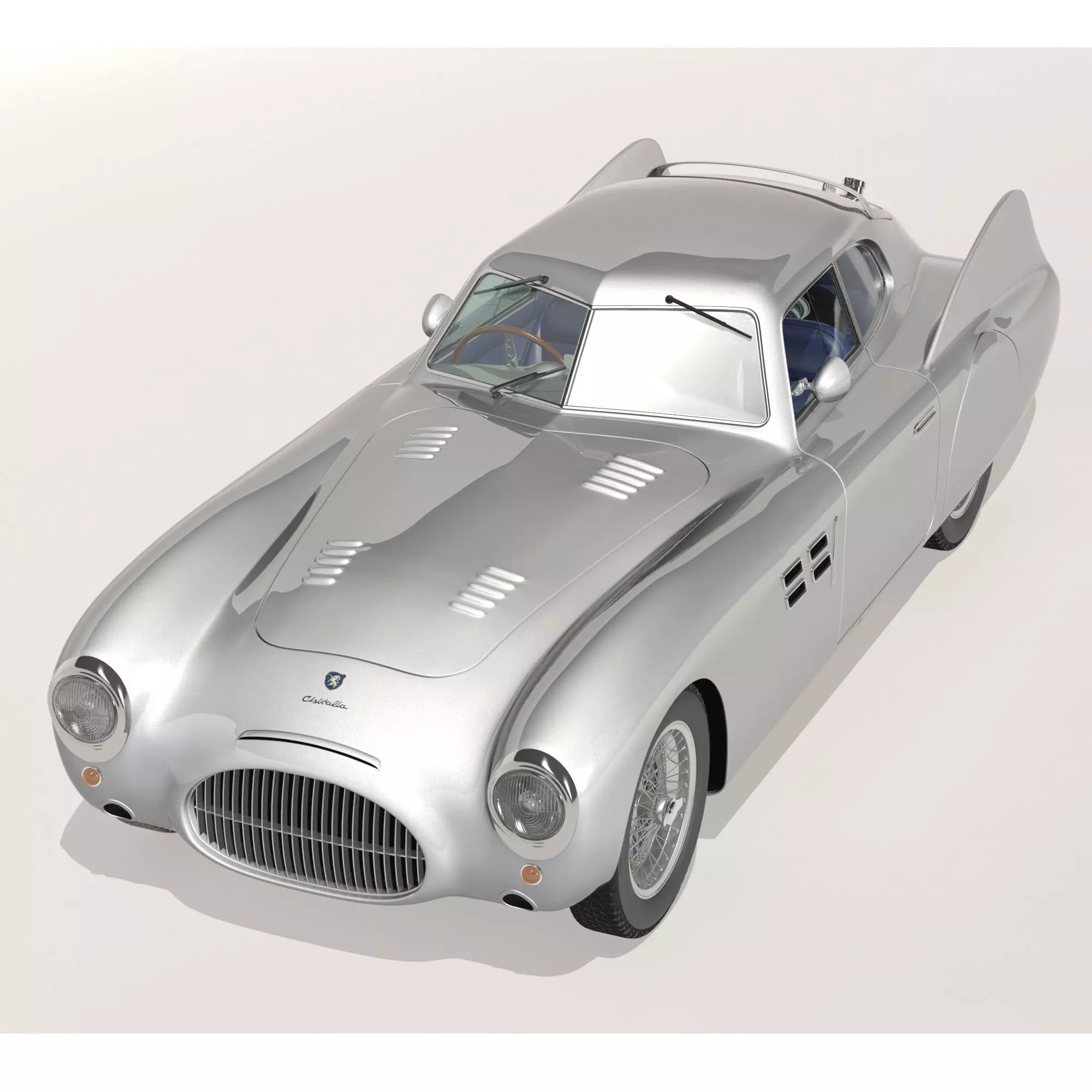 1946 Cisitalia 202 CMM Coupe Mille Miglia 3D model | CGTrader