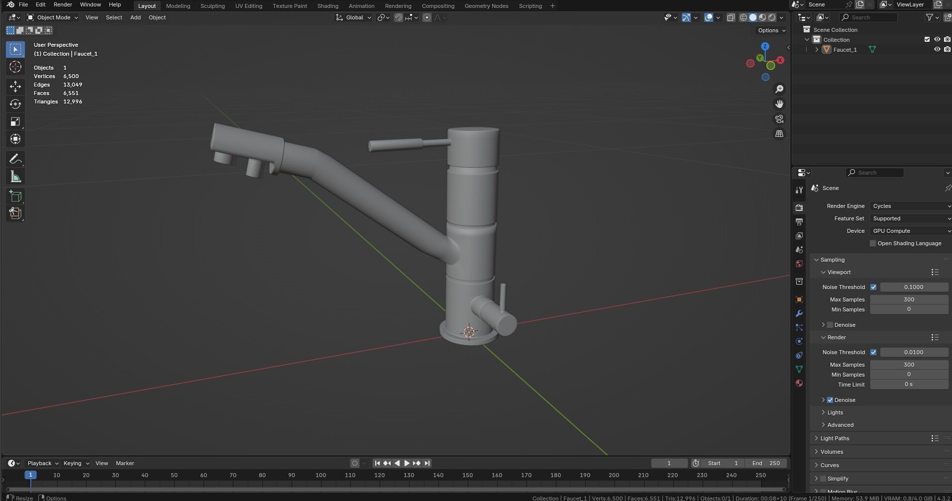 Faucet CG1 3D model_8