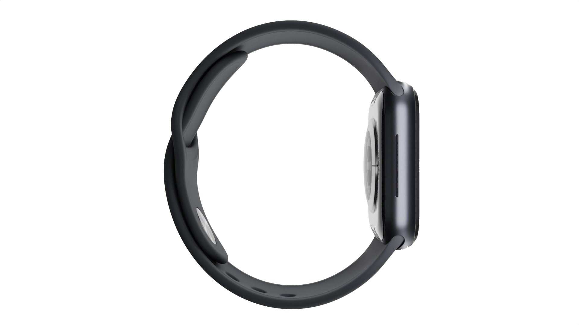 Apple Watch Series 9 Sport Band Midnight Color 3ds Max 3D model_4