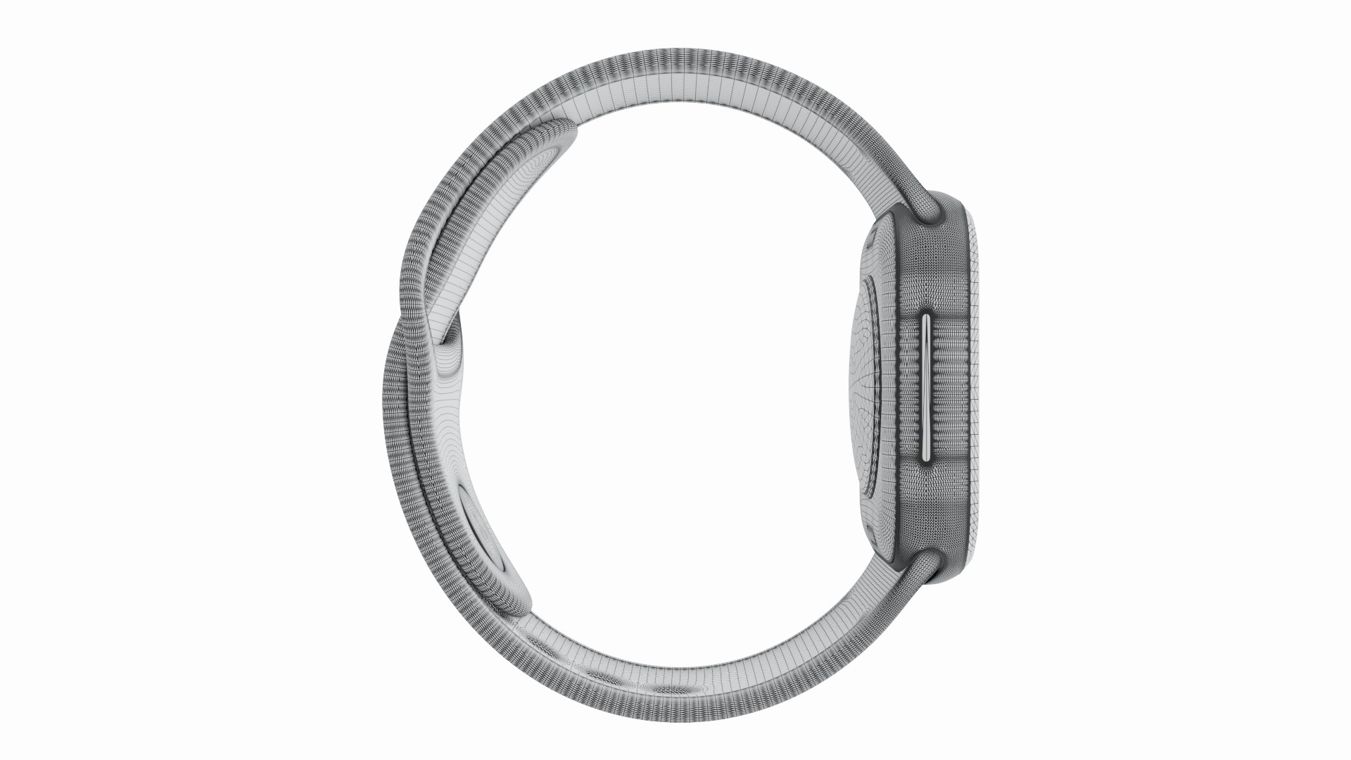 Apple Watch Series 9 Sport Band Midnight Color 3ds Max 3D model_9