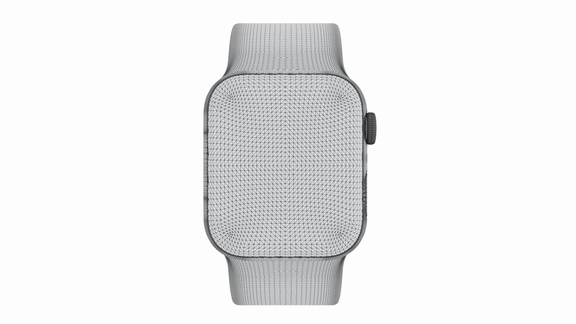 Apple Watch Series 9 Sport Band Midnight Color 3ds Max 3D model_7