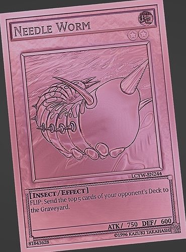 Needle Worm - yu-gi-oh 3D print model
