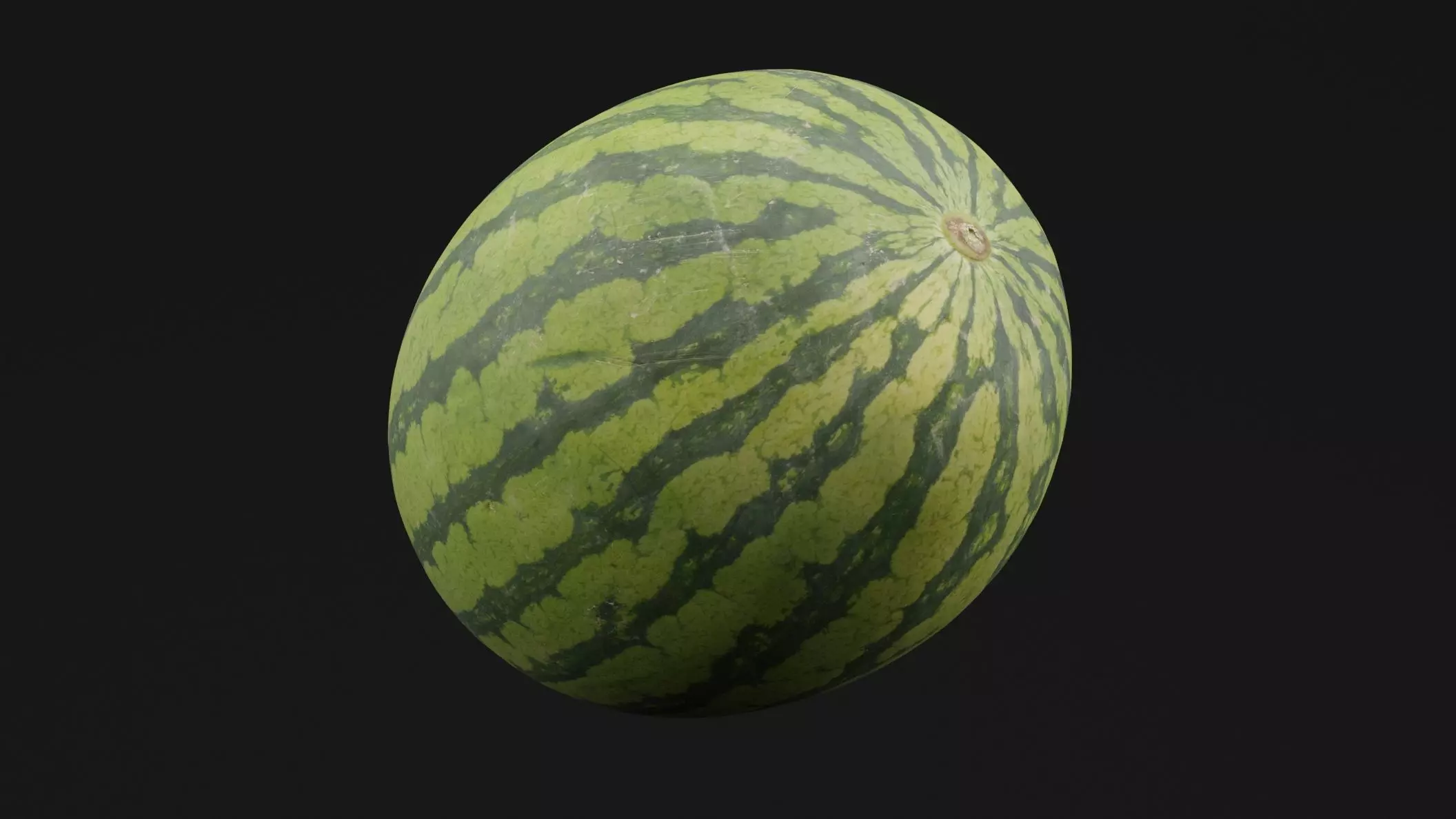 Watermelon Fruit 3D model_0