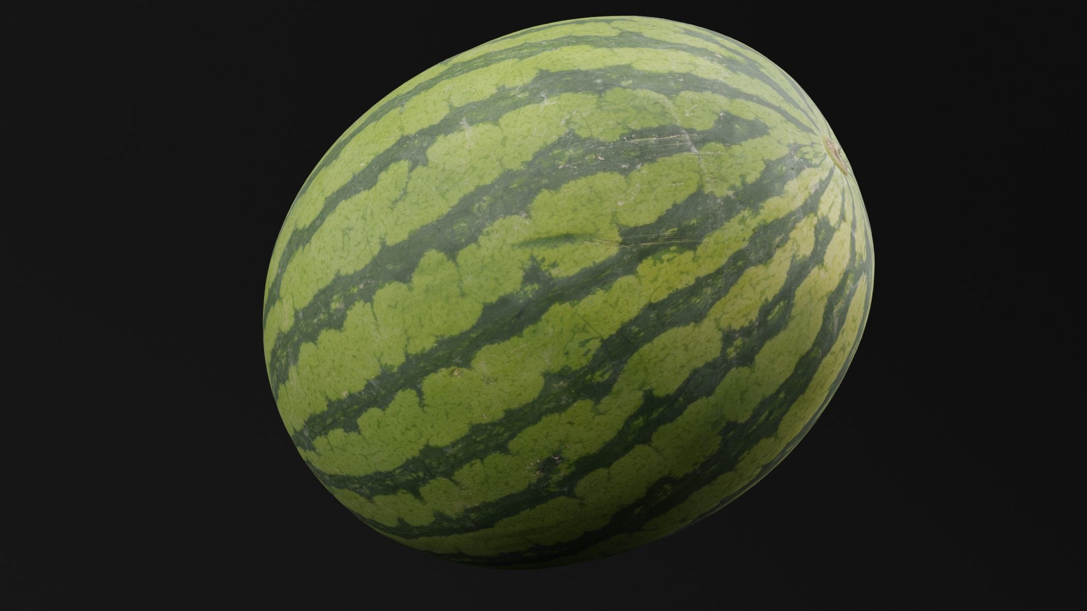 Watermelon Fruit 3D model_3
