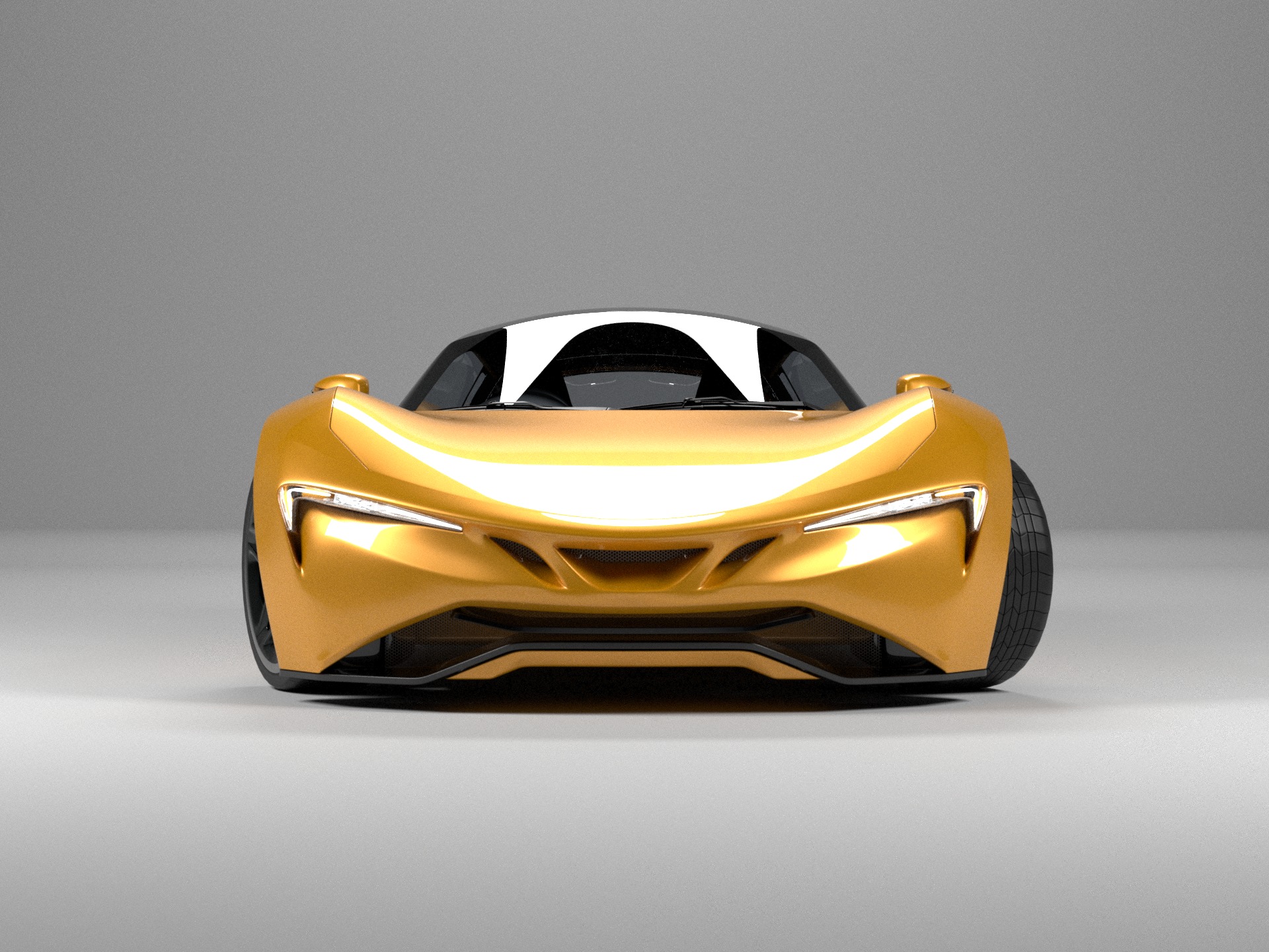 Concept Sport Car 3D model_4