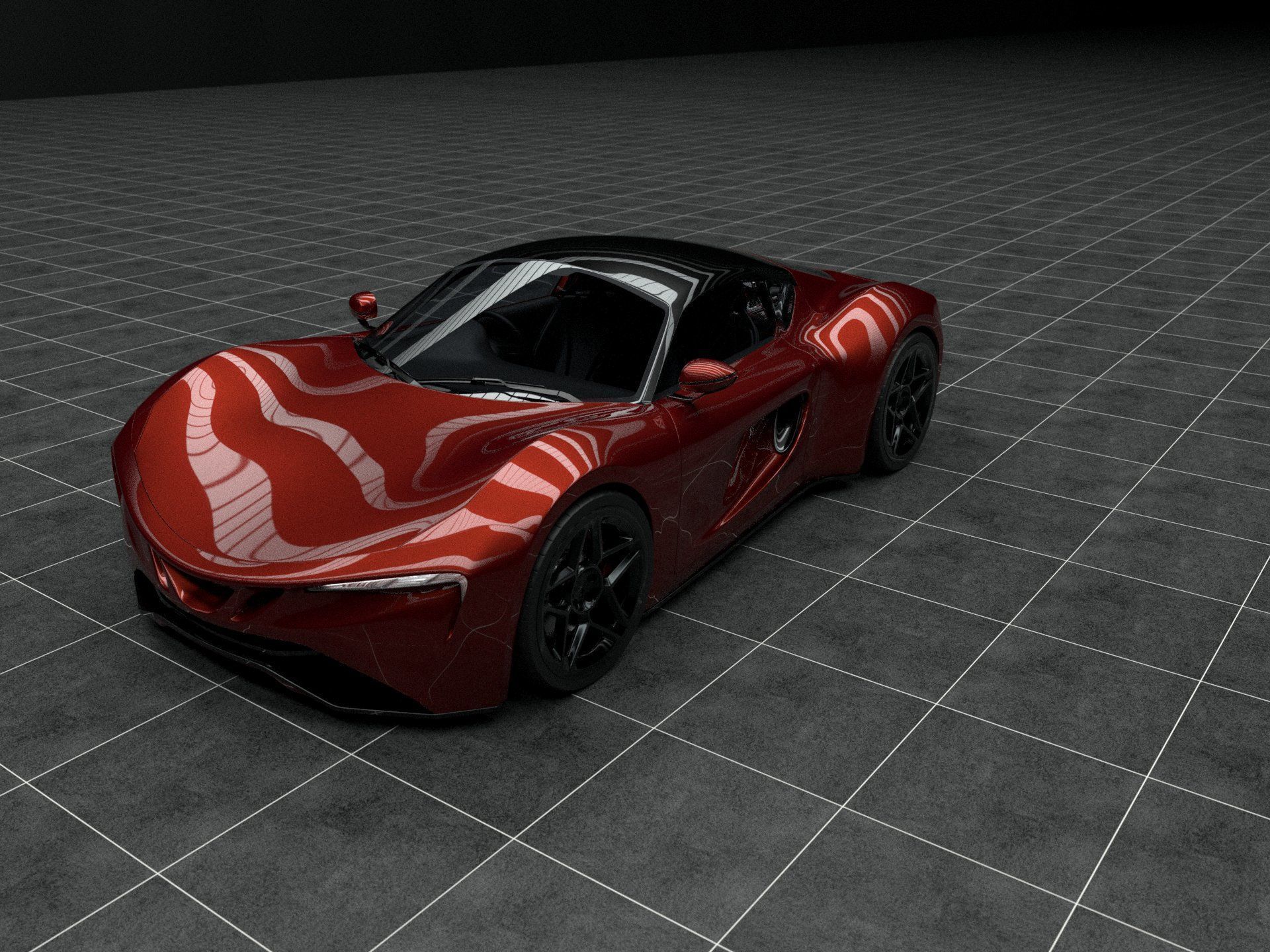 Concept Sport Car 3D model_14