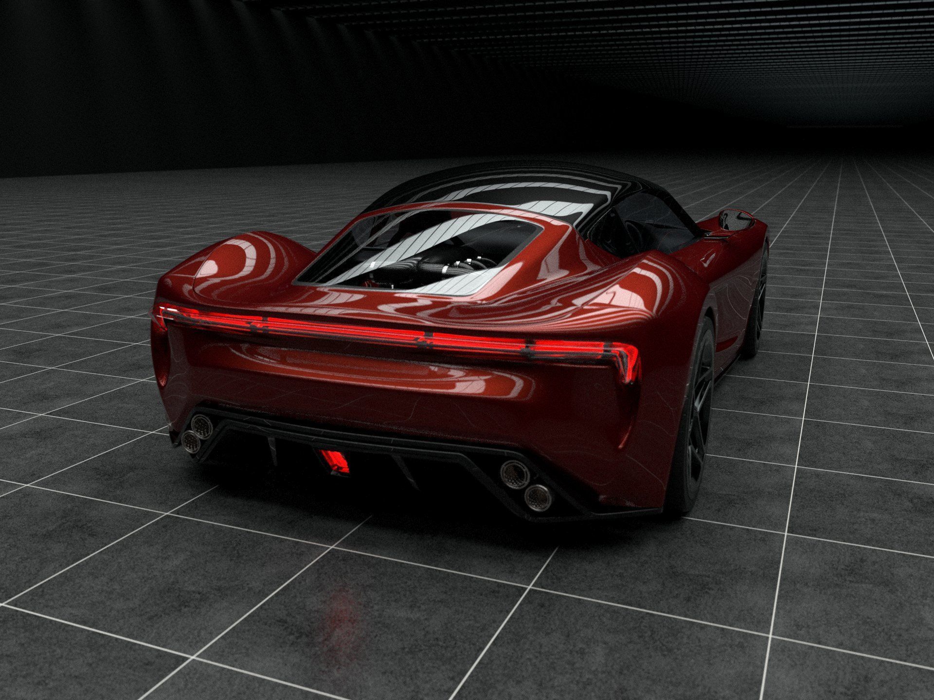 Concept Sport Car 3D model_11
