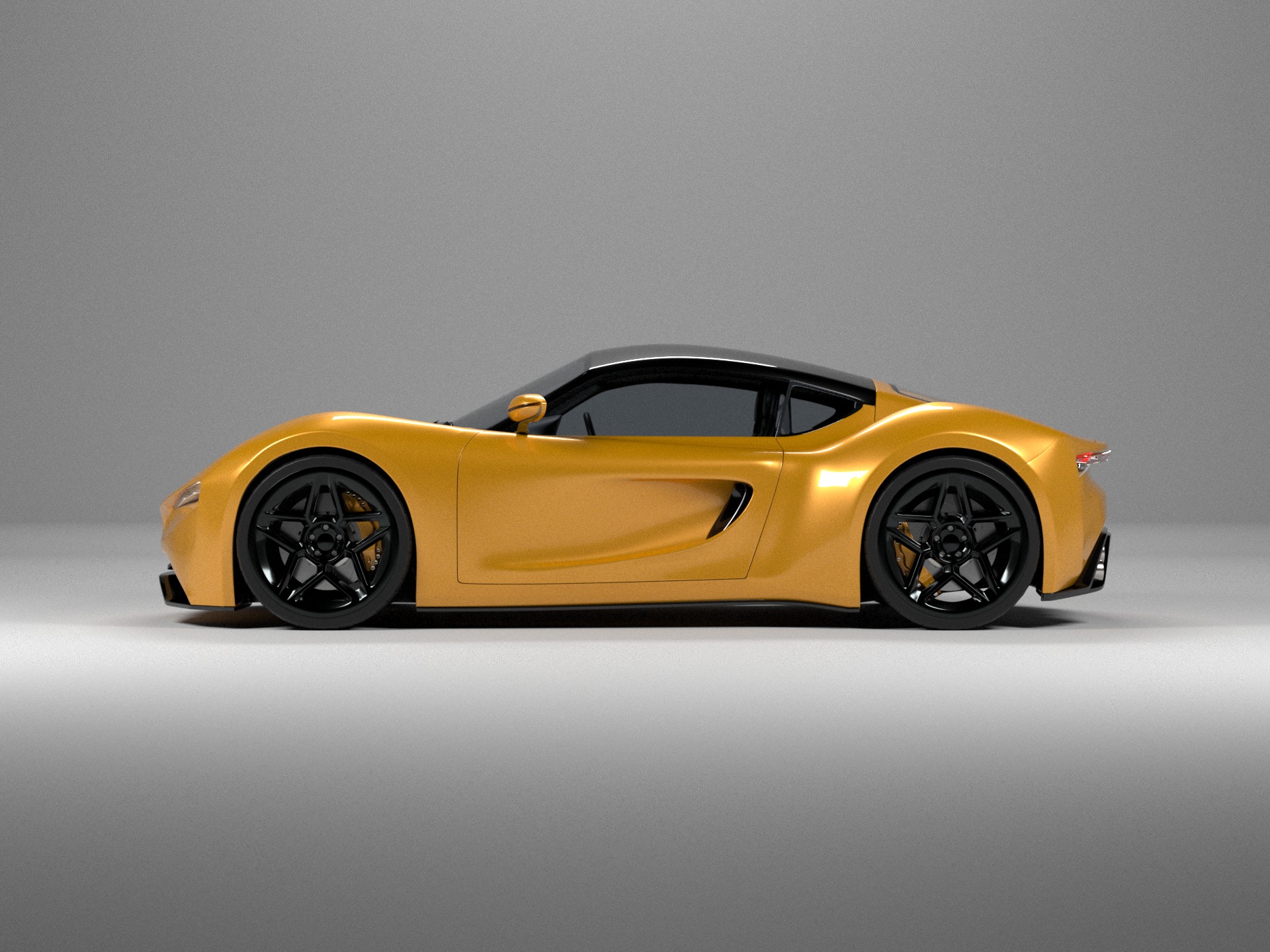 Concept Sport Car 3D model_2
