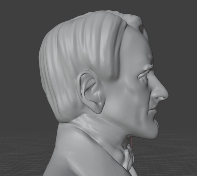 Horace Mann 3D print model_8