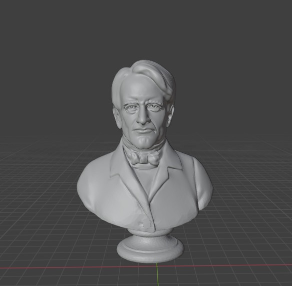 Horace Mann 3D print model_2
