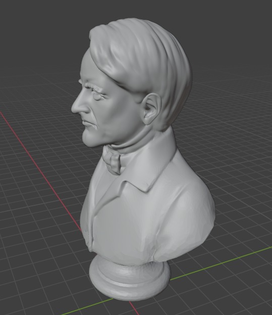 Horace Mann 3D print model_4