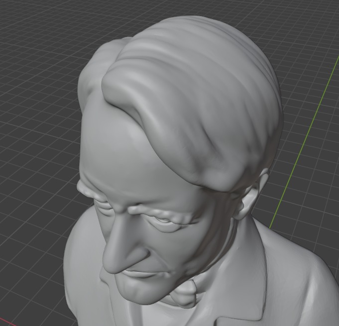 Horace Mann 3D print model_12