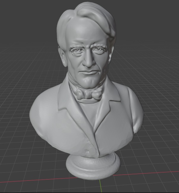 Horace Mann 3D print model_16