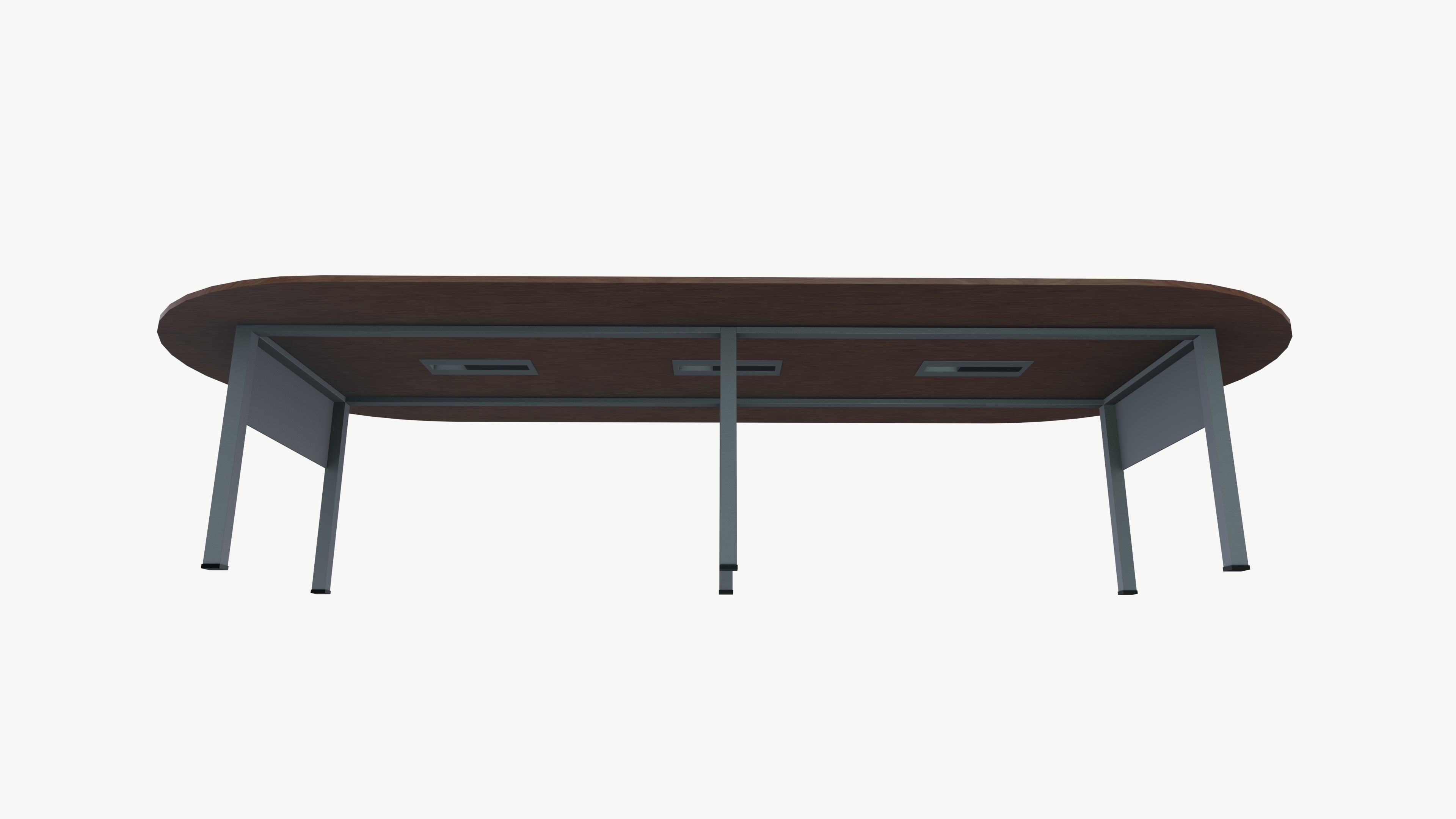Conference Table Low-poly 3D model_6