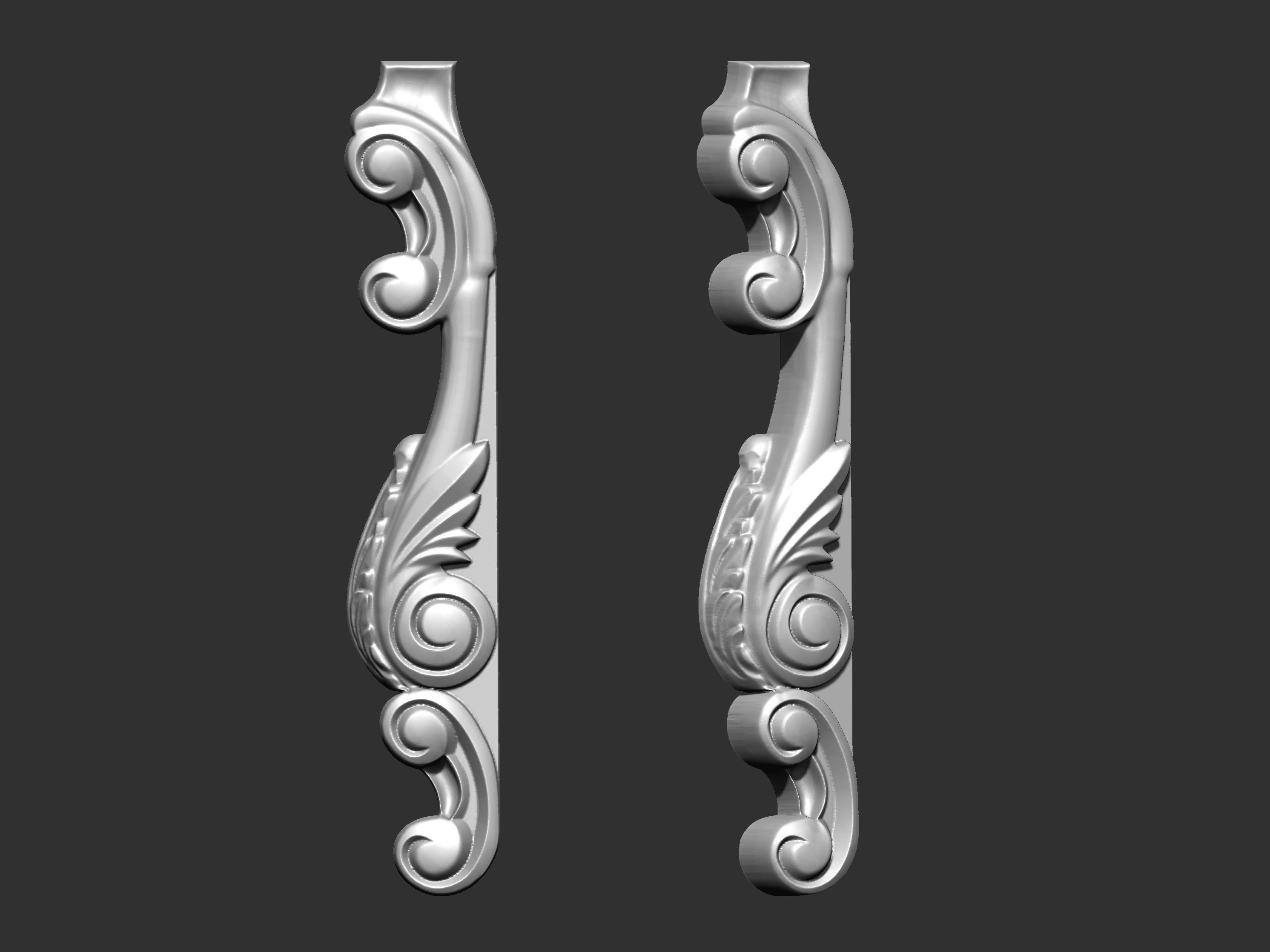 Corbel Decorative architecture classical decoration 3D print model_39