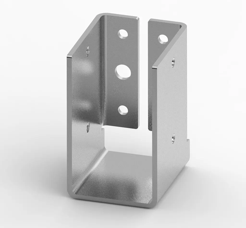 Steel Joist Bracket 3D print model_0