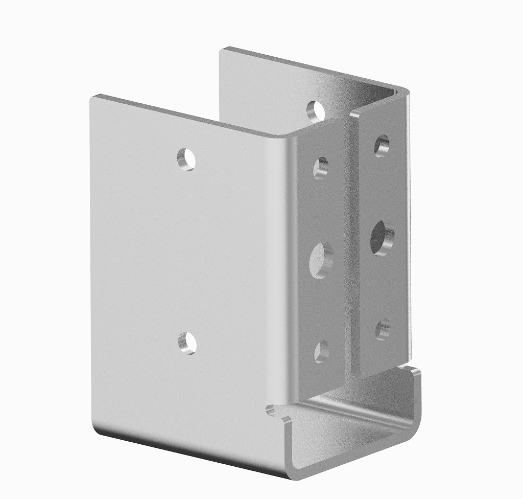 Steel Joist Bracket 3D print model_2