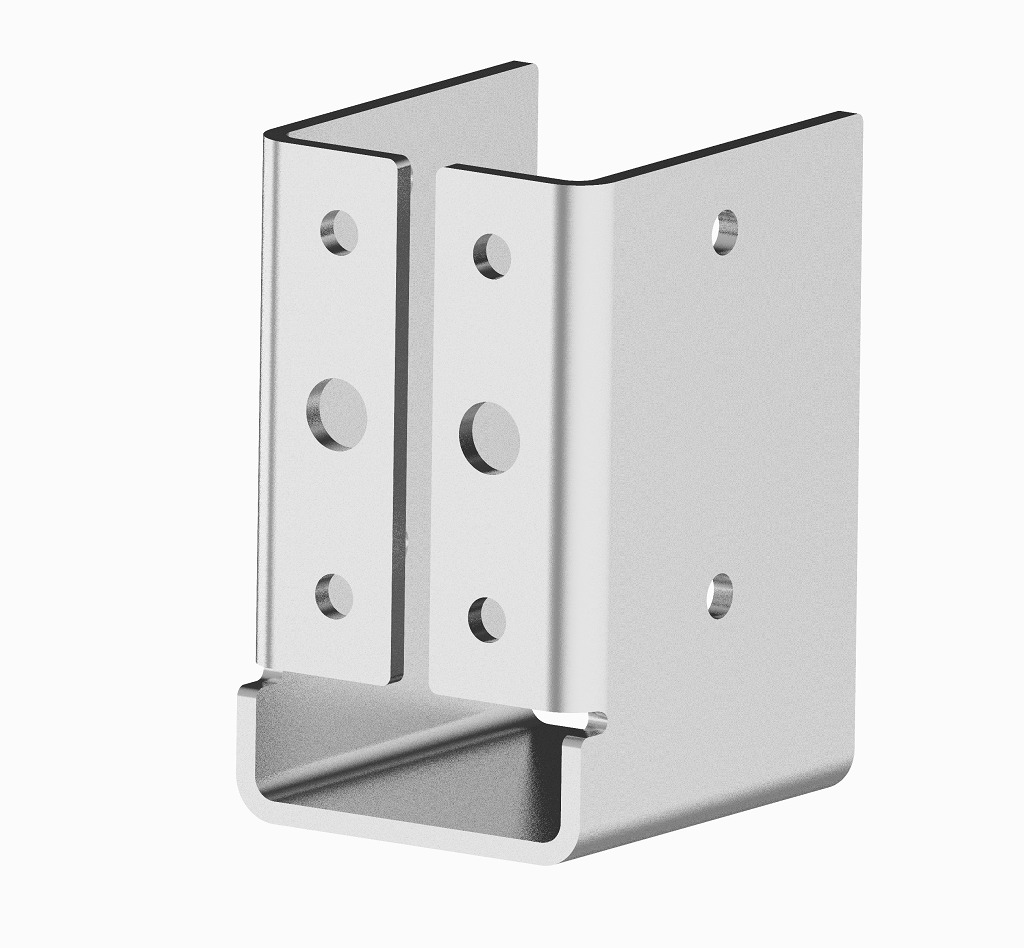 Steel Joist Bracket 3D print model_1