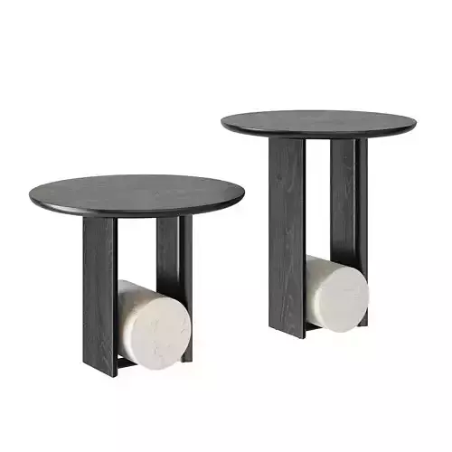 Element Side Tables by Bonaldo 3D model