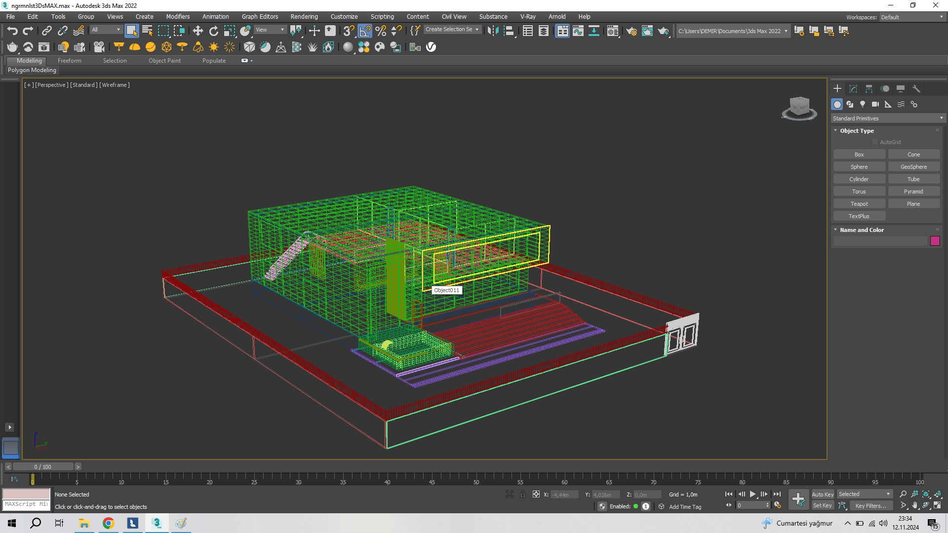Luxury Modern Villa 3D Model Detailed Interior Exterior Design 3D model_14