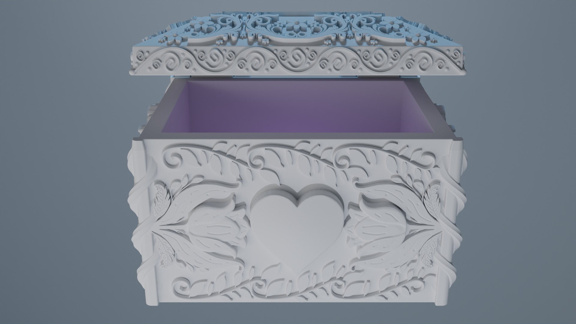 Jewelry box 3D print model_6