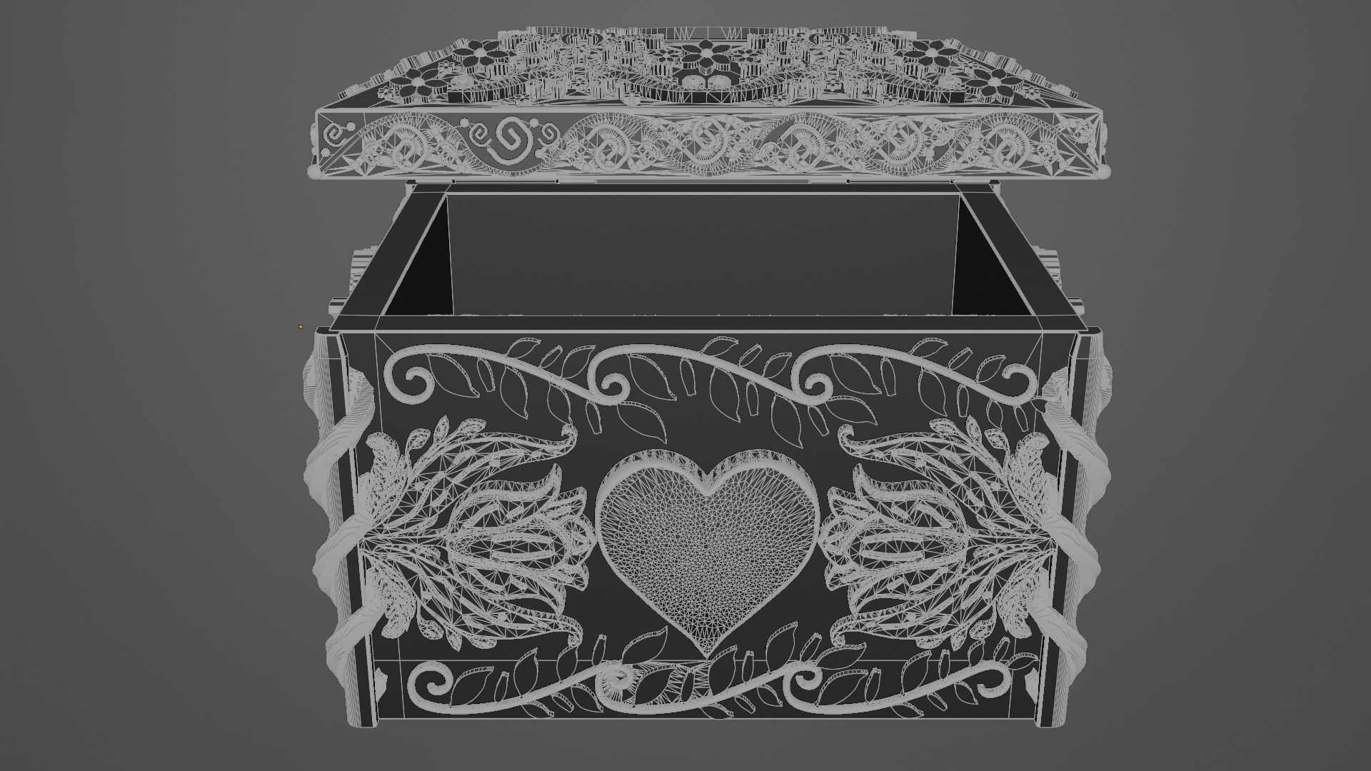 Jewelry box 3D print model_14