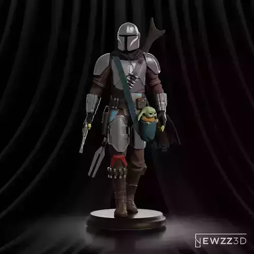 Din Djarin Mandalorian Mando 3D print model