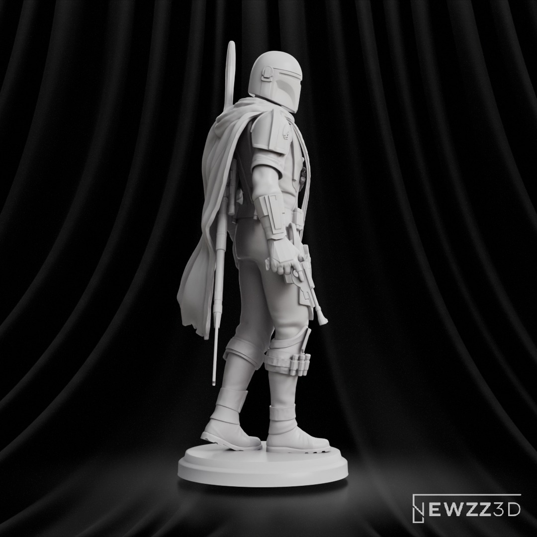 Din Djarin Mandalorian Mando 3D print model_11
