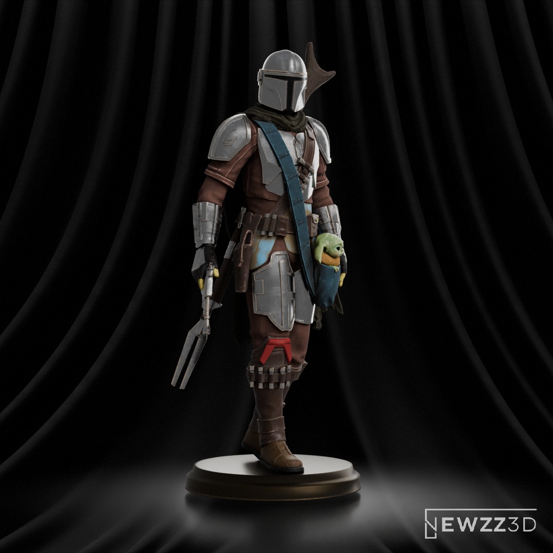 Din Djarin Mandalorian Mando 3D print model_6