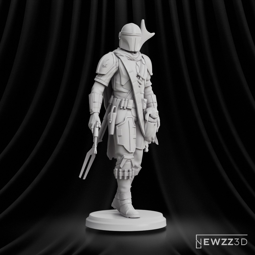 Din Djarin Mandalorian Mando 3D print model_12