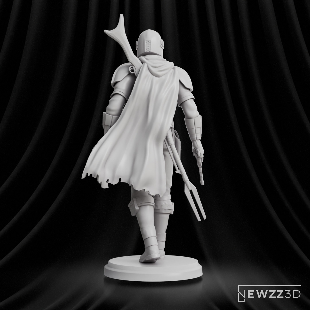 Din Djarin Mandalorian Mando 3D print model_10