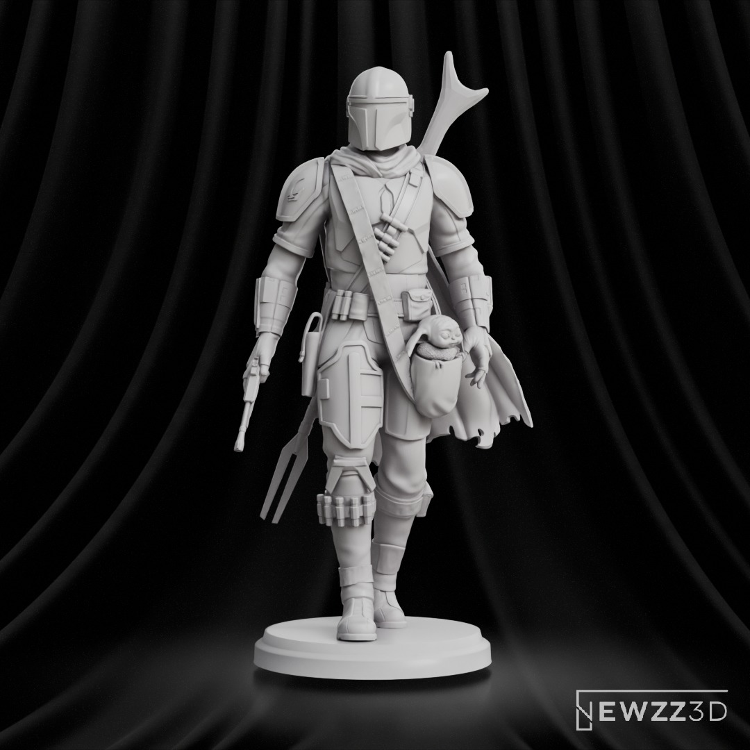 Din Djarin Mandalorian Mando 3D print model_7