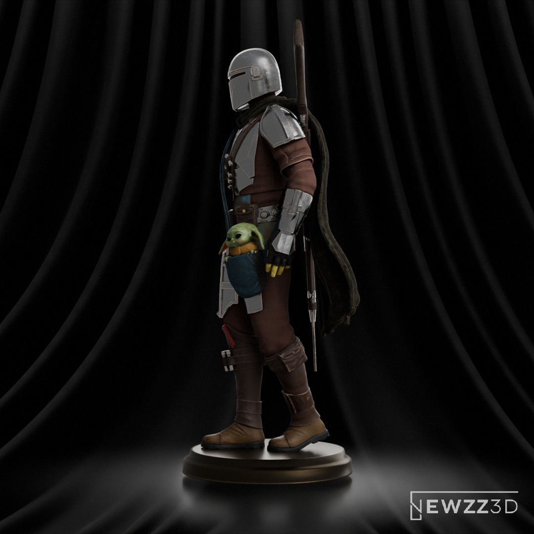 Din Djarin Mandalorian Mando 3D print model_3