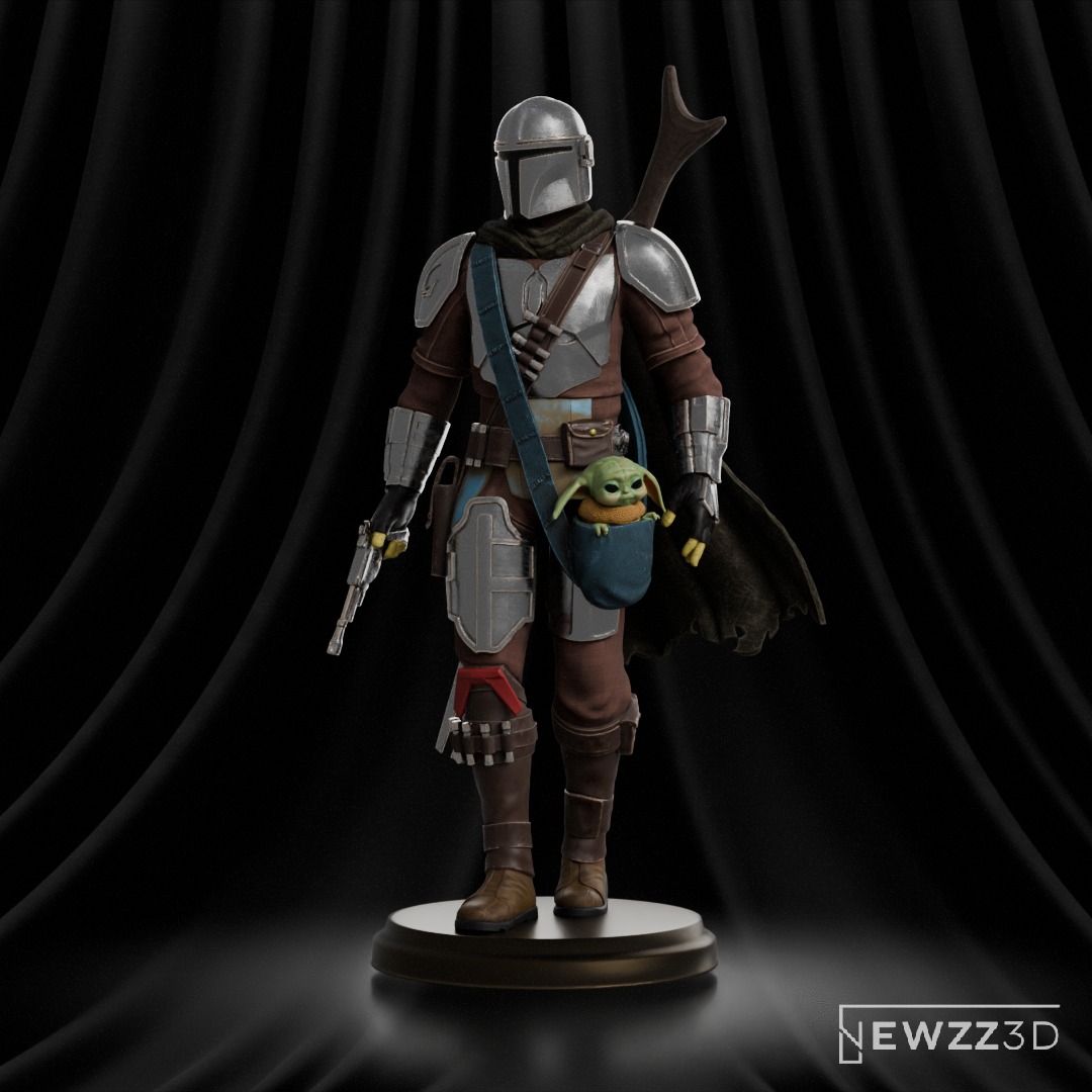 Din Djarin Mandalorian Mando 3D print model_2
