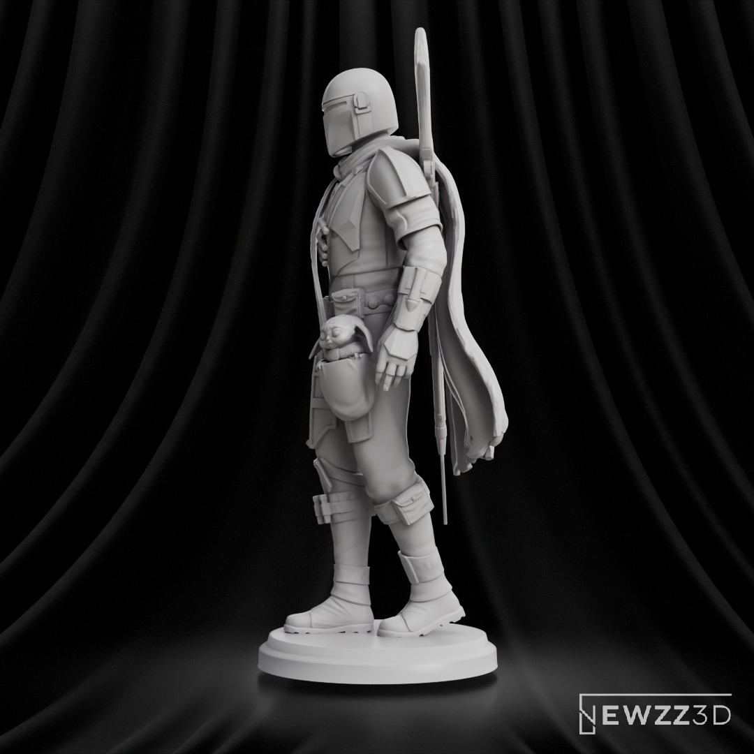 Din Djarin Mandalorian Mando 3D print model_9