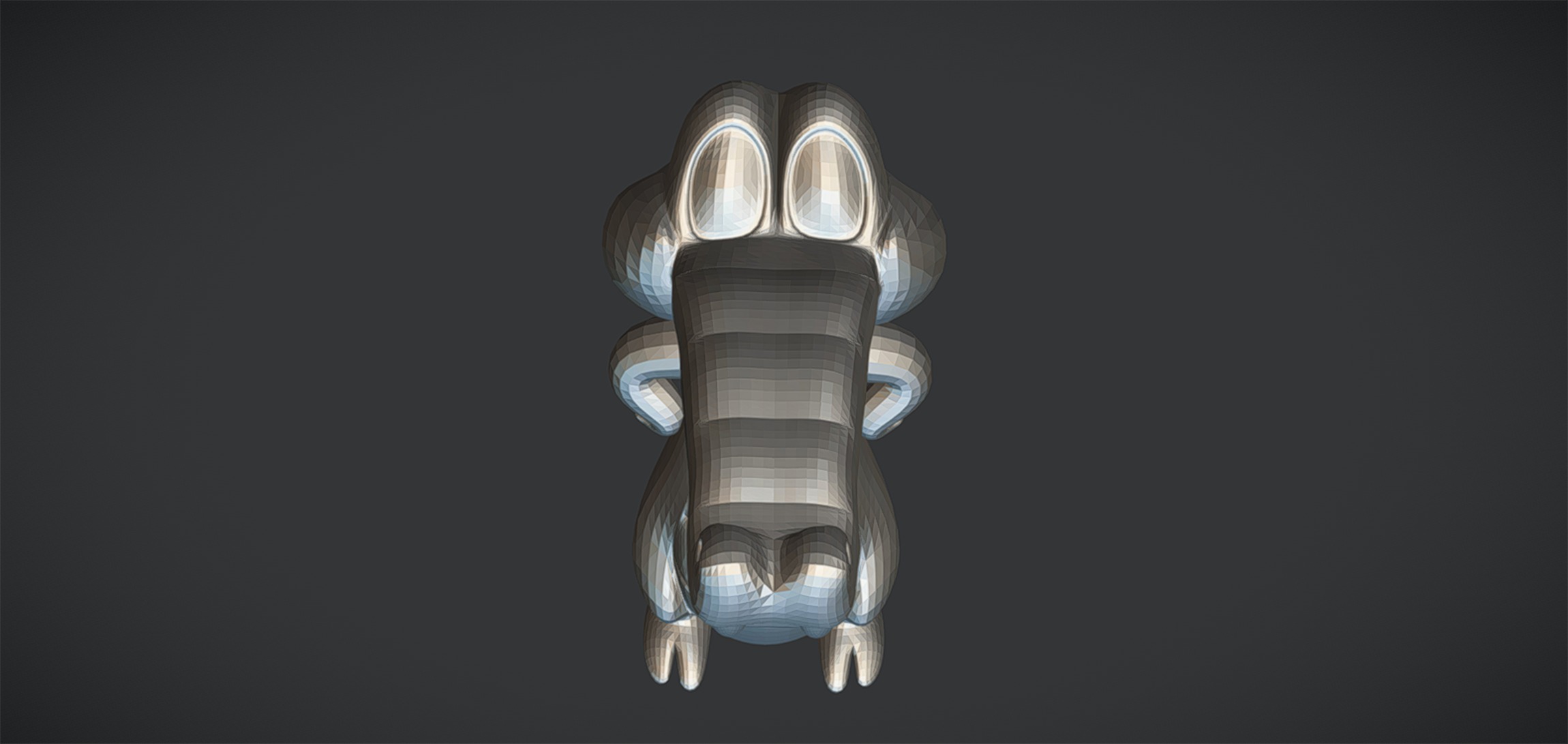  crocodile 3D print model_1