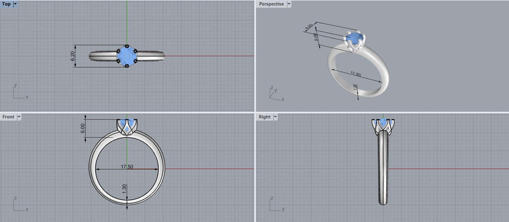 Ring 005 3d Model 3D print model_3