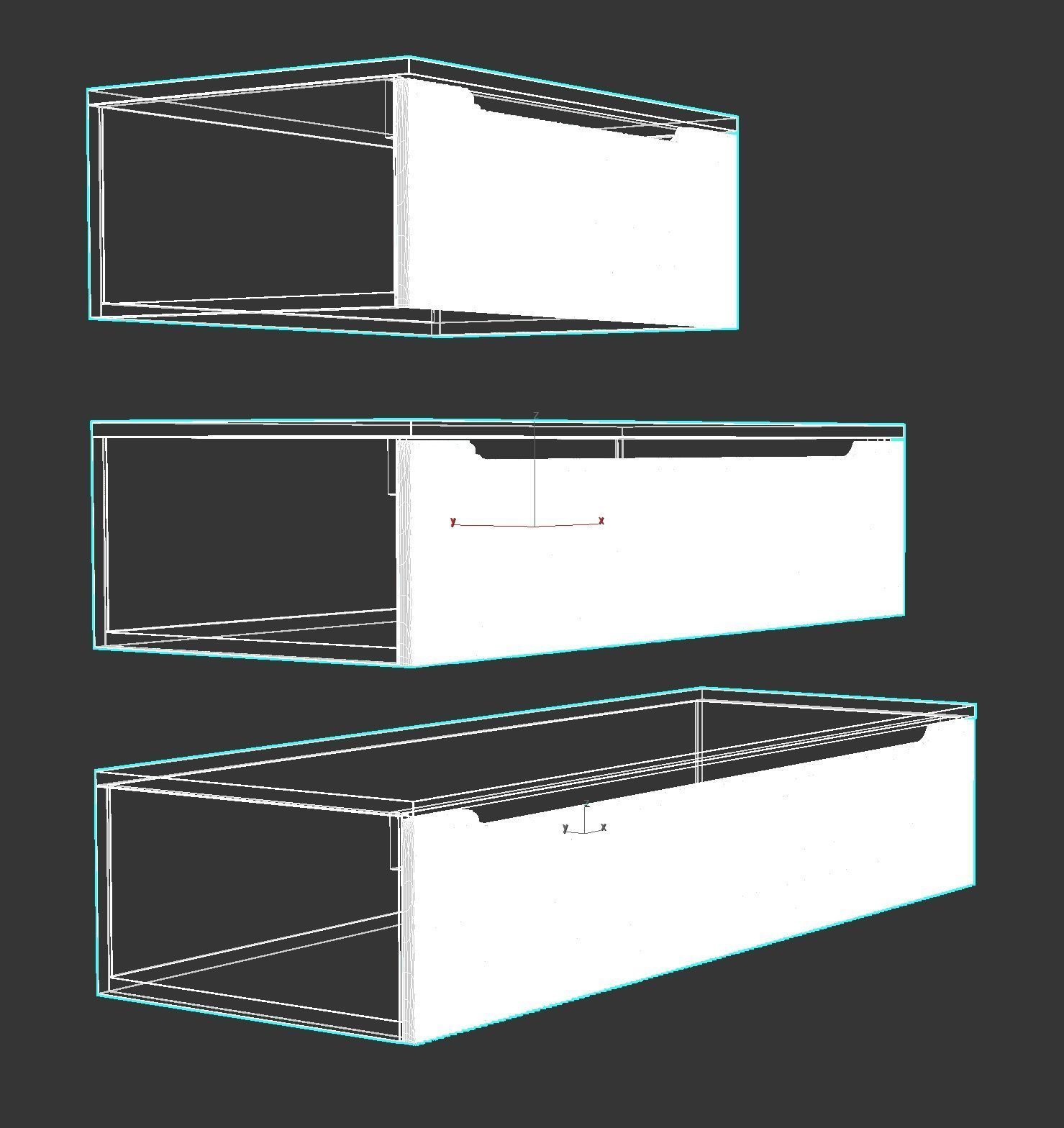 Mueble modular ranurado 3D model_7