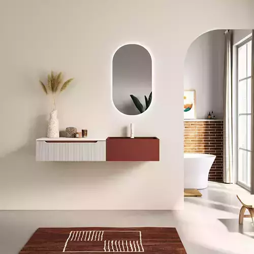 Mueble modular ranurado